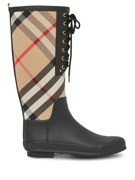 burberry patterned rain boots|Burberry rain boots for women's.